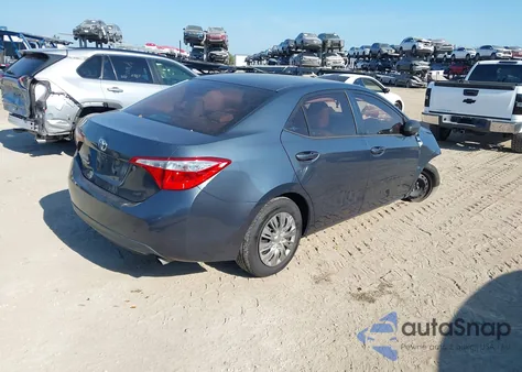 2016 Toyota Corolla L from USA, damaged, VIN 5YFBURHE7GP370444